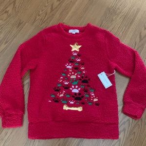 Christmas Tree of DOG PAWS Pullover Top